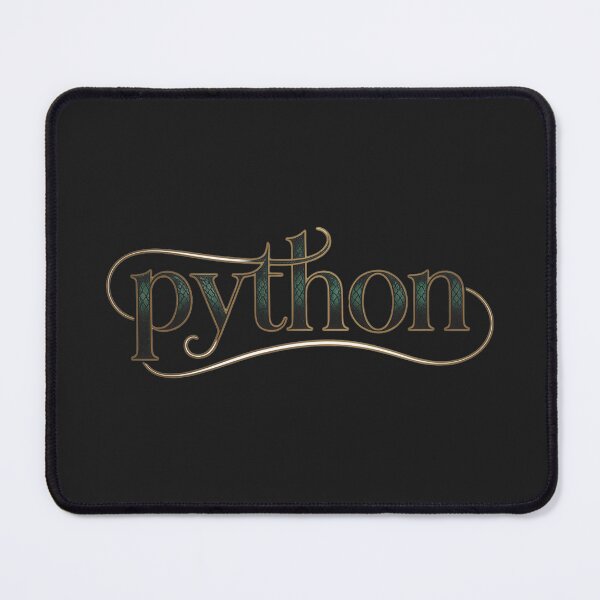 Item preview, Python Elegant Vintage Script Typography Dark Aesthetic designed and sold by Meivelle.