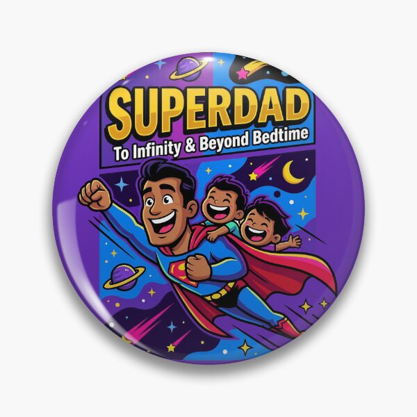 Item preview, Superdad To Infinity Beyond Bedtime Superhero Father Colorful Fathers Day Gift Shirt designed and sold by DESIGN BUREAU .
