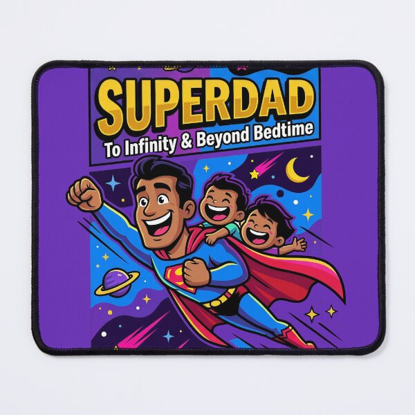 Item preview, Superdad To Infinity Beyond Bedtime Superhero Father Colorful Fathers Day Gift Shirt designed and sold by DESIGN BUREAU .