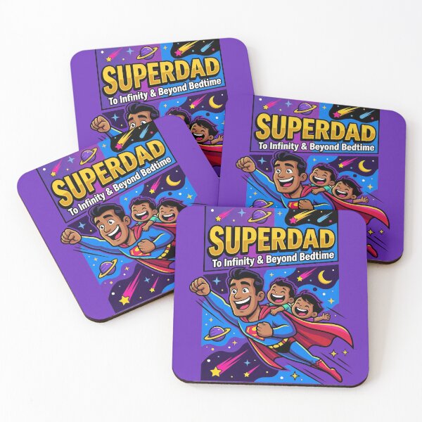 Item preview, Superdad To Infinity Beyond Bedtime Superhero Father Colorful Fathers Day Gift Shirt designed and sold by DESIGN BUREAU .