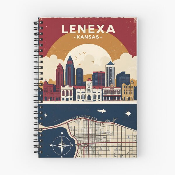 Item preview, Lenexa Kansas 1950s USA Vintage Travel Tourism designed and sold by TravelersGems.
