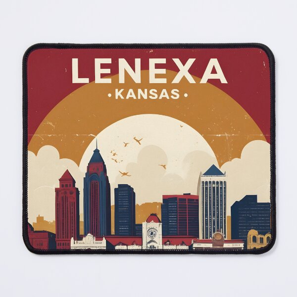 Item preview, Lenexa Kansas 1950s USA Vintage Travel Tourism designed and sold by TravelersGems.