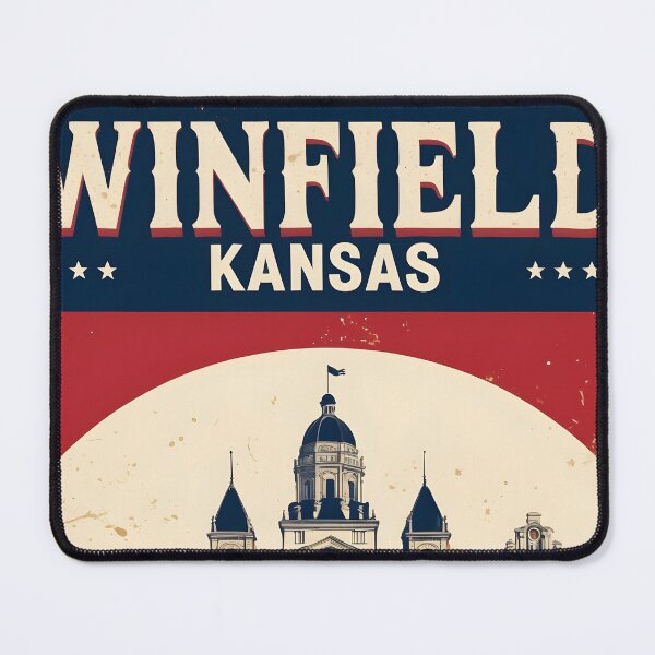 Item preview, Winfield Kansas 1950s USA Vintage Travel Tourism designed and sold by TravelersGems.