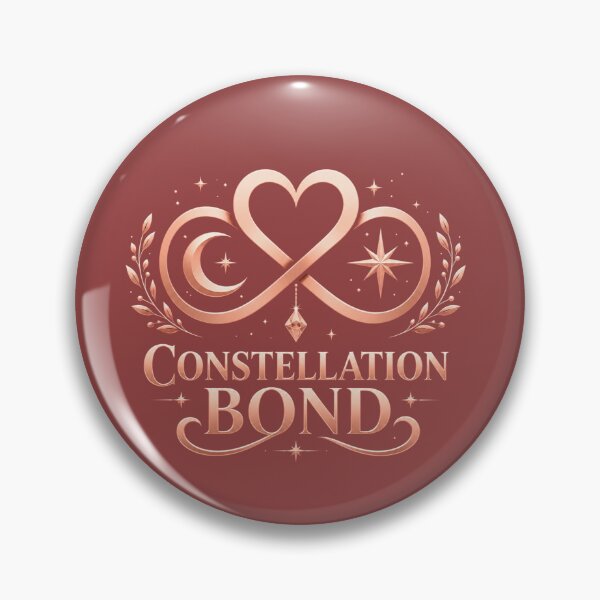 Item preview, Constellation Bond Celestial Heart Design, Romantic Cosmic Love Illustration, Soulmate Connection Art for Couples designed and sold by JagrDesigns.