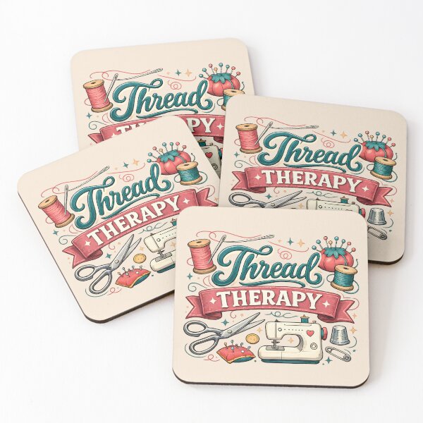 Item preview, Thread Therapy – Vintage Sewing Lover Design designed and sold by blankTeeShirt.