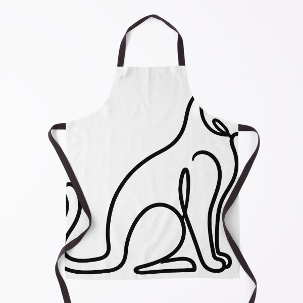 Item preview, Cute Cat Line Art – Minimal Abstract Animal Design designed and sold by andry01.