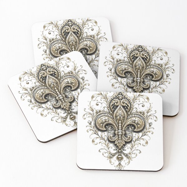 Item preview, Luxury Ornate Jewels Baroque Ornaments Set. Vintage designed and sold by Gold Turtle  Lina.