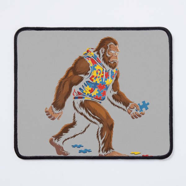 Item preview, Bigfoot Autism Awareness Autistic Sasquatch Puzzle designed and sold by GreggRoss.