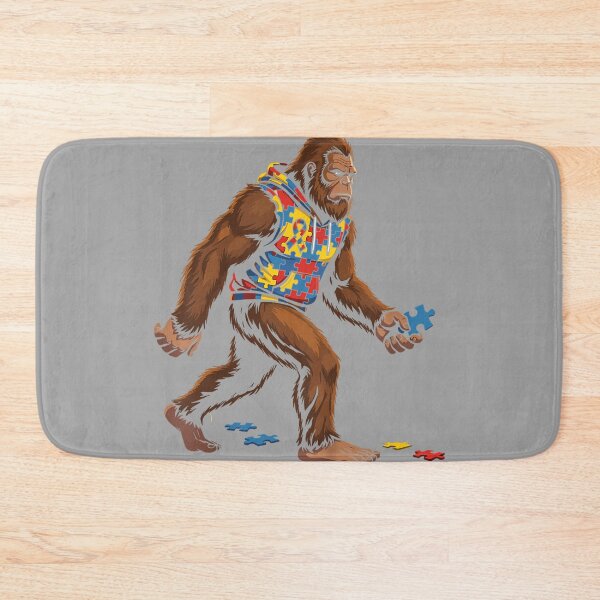 Item preview, Bigfoot Autism Awareness Autistic Sasquatch Puzzle designed and sold by GreggRoss.