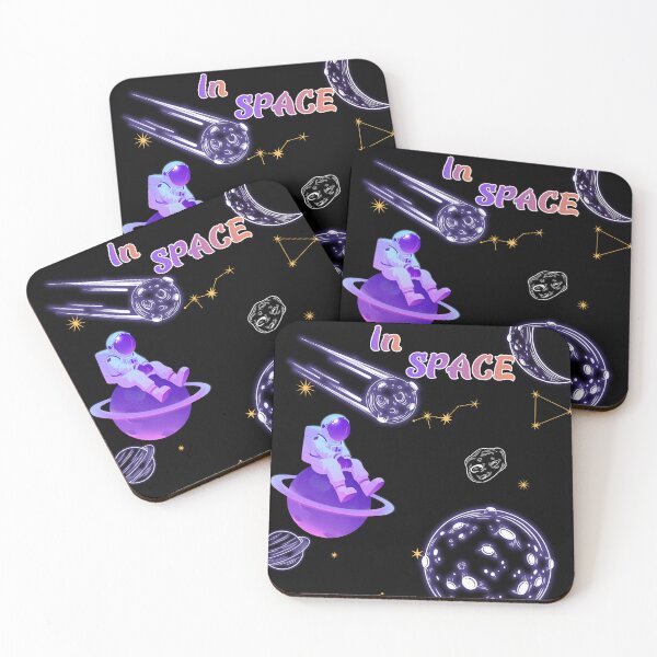 Item preview, Adventure In Space Astronaut - Cute Purple Cosmic Galaxy Art designed and sold by thazinart.