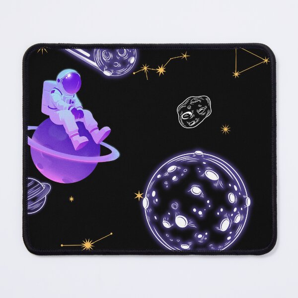Item preview, Adventure In Space Astronaut - Cute Purple Cosmic Galaxy Art designed and sold by thazinart.