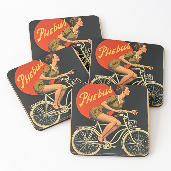 Item preview, 1898 Phebus Bicycles French Advertising Poster designed and sold by MuratshiMana.