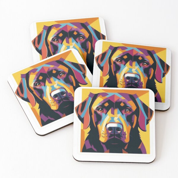 Item preview, Chocolate Brown Labrador Retriever Cute Dog Pop Art designed and sold by Uniqueauraaprints.