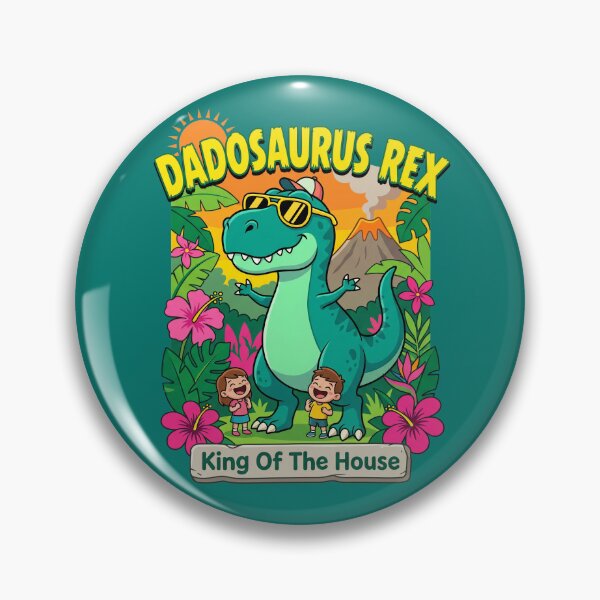 Item preview, Dadosaurus Rex King Of The House Dinosaur Dad Colorful Funny Fathers Day Gift Shirt designed and sold by DESIGN BUREAU .