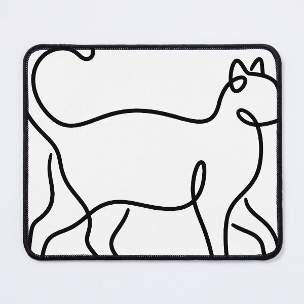 Item preview, Cute Cat Line Art – Minimal Abstract Animal Design designed and sold by andry01.