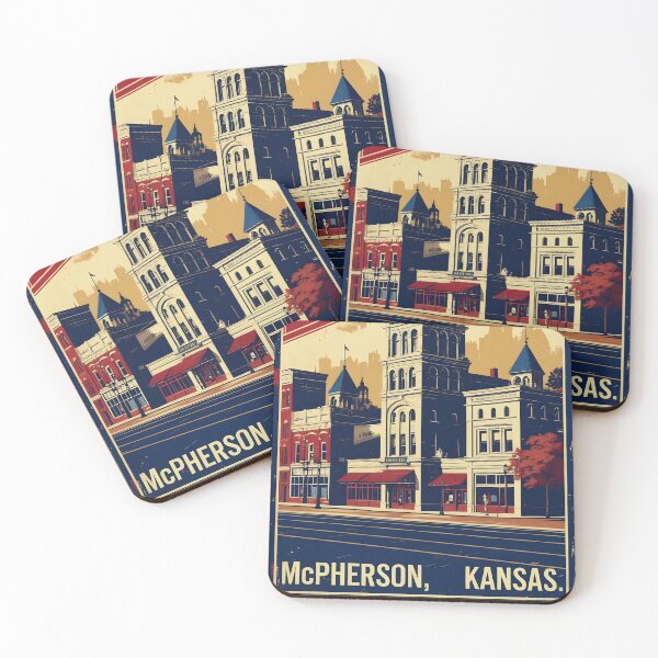 Item preview, McPherson Kansas 1950s USA Vintage Travel Tourism designed and sold by TravelersGems.