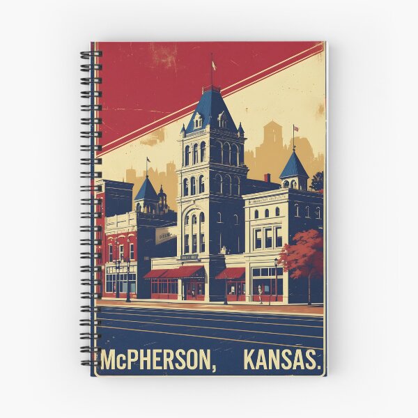 Item preview, McPherson Kansas 1950s USA Vintage Travel Tourism designed and sold by TravelersGems.