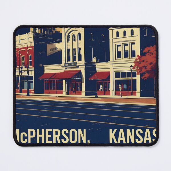 Item preview, McPherson Kansas 1950s USA Vintage Travel Tourism designed and sold by TravelersGems.