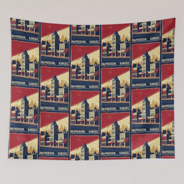Item preview, McPherson Kansas 1950s USA Vintage Travel Tourism designed and sold by TravelersGems.