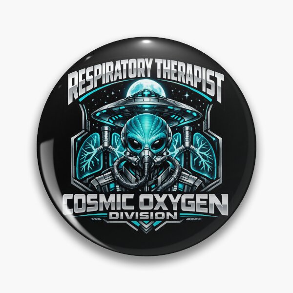 Item preview, Cyberpunk Alien Respiratory Therapist – Cosmic Oxygen Division Sci-Fi Healthcare Streetwear Design for Respiratory Care Week & RT Appreciation Gifts designed and sold by ClinicalHubs.