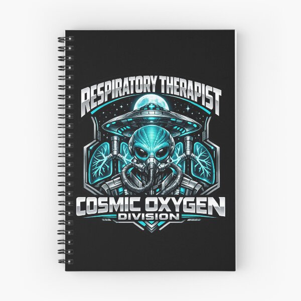 Item preview, Cyberpunk Alien Respiratory Therapist – Cosmic Oxygen Division Sci-Fi Healthcare Streetwear Design for Respiratory Care Week & RT Appreciation Gifts designed and sold by ClinicalHubs.