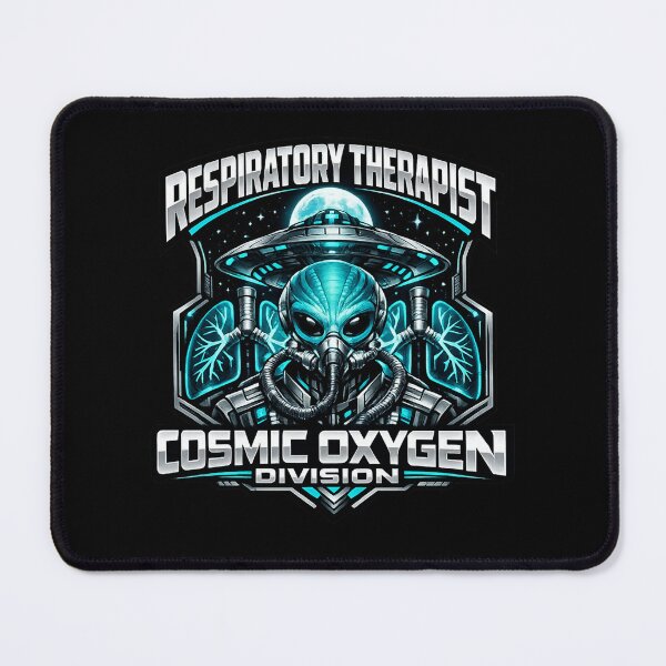 Item preview, Cyberpunk Alien Respiratory Therapist – Cosmic Oxygen Division Sci-Fi Healthcare Streetwear Design for Respiratory Care Week & RT Appreciation Gifts designed and sold by ClinicalHubs.