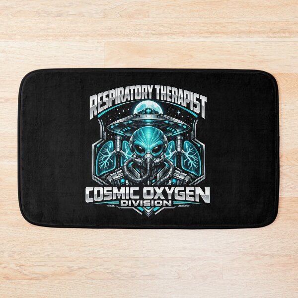 Item preview, Cyberpunk Alien Respiratory Therapist – Cosmic Oxygen Division Sci-Fi Healthcare Streetwear Design for Respiratory Care Week & RT Appreciation Gifts designed and sold by ClinicalHubs.