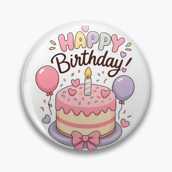 Item preview, Birthday sticker designed and sold by Blushbomb.