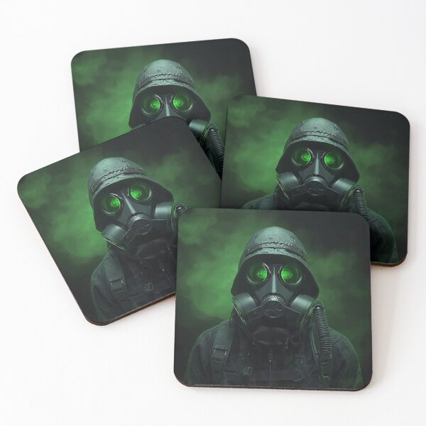 Item preview, Toxic Neon Hooded Gas Mask designed and sold by Articooler.