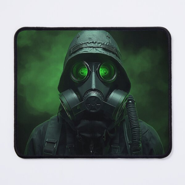 Item preview, Toxic Neon Hooded Gas Mask designed and sold by Articooler.