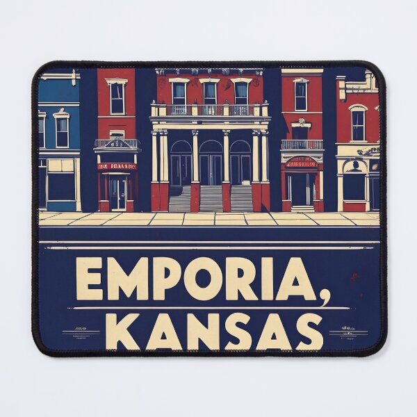 Item preview, Emporia Kansas 1950s USA Vintage Travel Tourism designed and sold by TravelersGems.