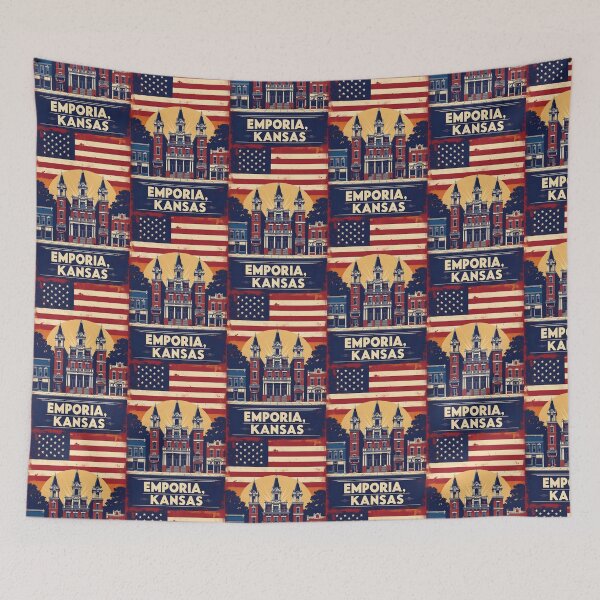 Item preview, Emporia Kansas 1950s USA Vintage Travel Tourism designed and sold by TravelersGems.