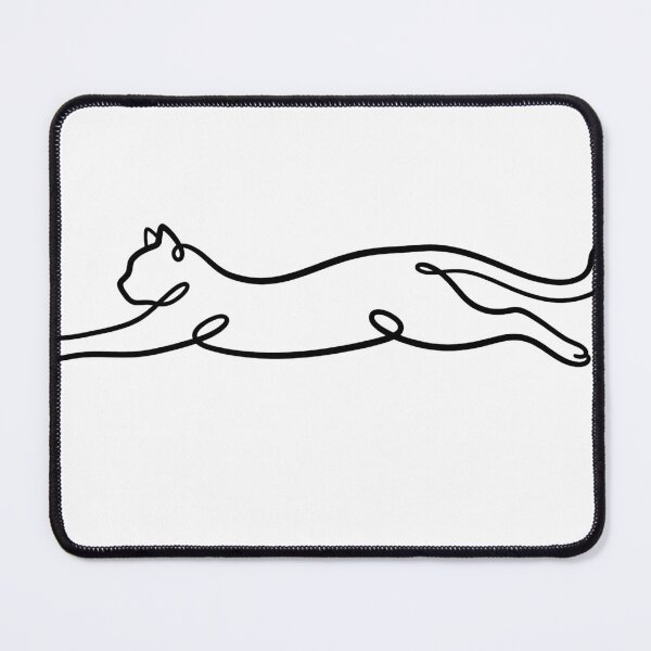 Item preview, Cute Cat Line Art – Minimal Abstract Animal Design designed and sold by andry01.