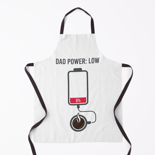Item preview, Dad Power Low Battery Charging Coffee Funny Gift designed and sold by LeoLabs.