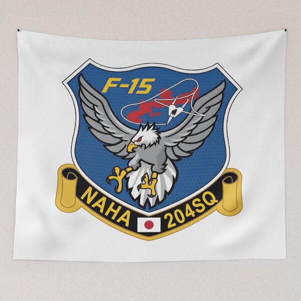 Item preview, JASDF 204th Tactical Fighter Squadron Naha Air Base Emblem designed and sold by CharlieDesings.