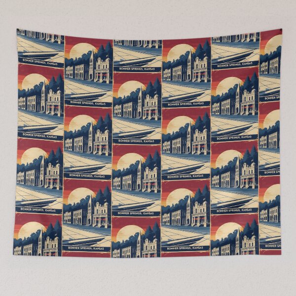 Item preview, Bonner Springs Kansas 1950s USA Vintage Travel Tourism designed and sold by TravelersGems.