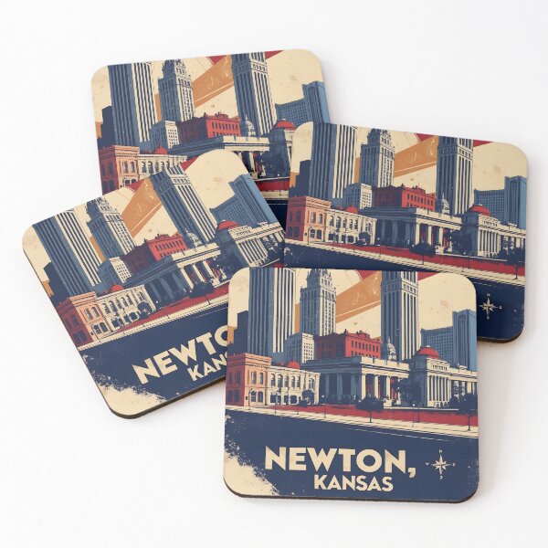 Item preview, Newton Kansas 1950s USA Vintage Travel Tourism designed and sold by TravelersGems.