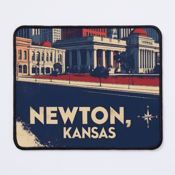 Item preview, Newton Kansas 1950s USA Vintage Travel Tourism designed and sold by TravelersGems.