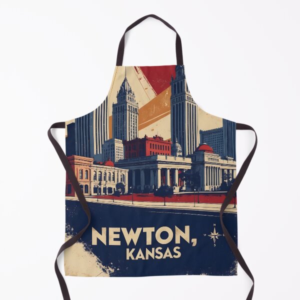 Item preview, Newton Kansas 1950s USA Vintage Travel Tourism designed and sold by TravelersGems.