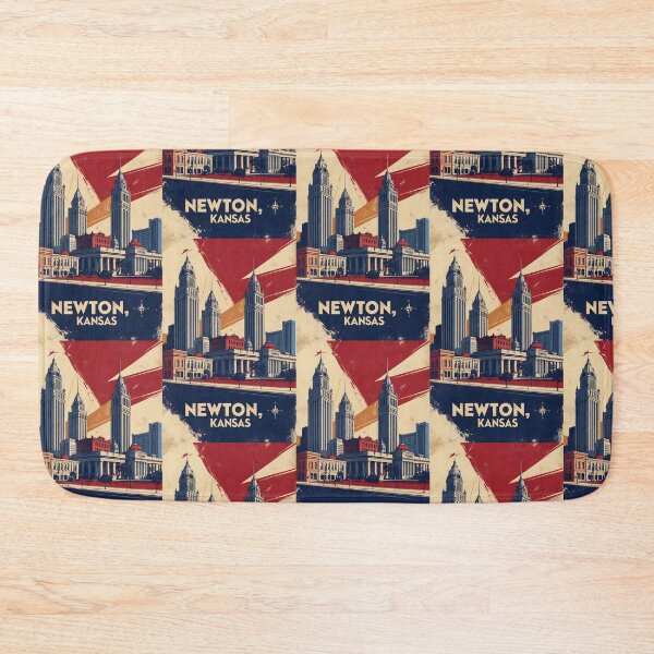 Item preview, Newton Kansas 1950s USA Vintage Travel Tourism designed and sold by TravelersGems.