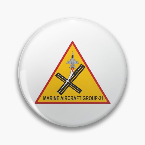 Item preview, Marine Aircraft Group 31 Triangular Aviation Insignia designed and sold by CharlieDesings.
