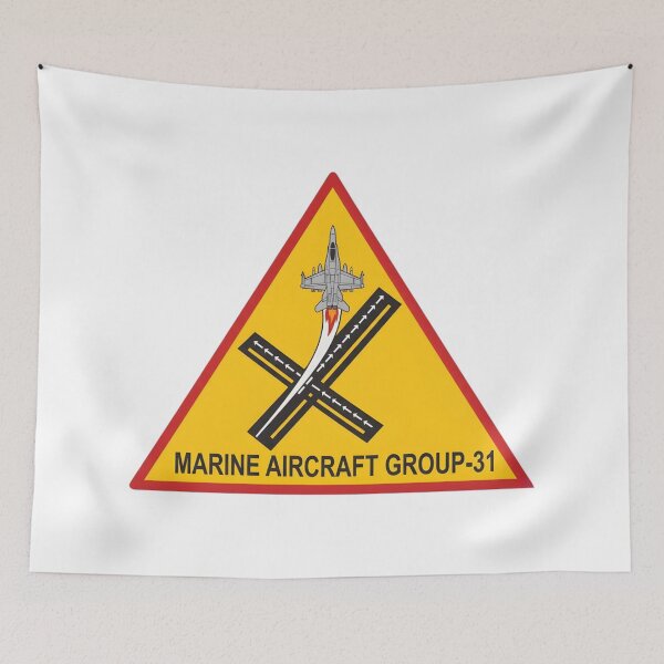 Item preview, Marine Aircraft Group 31 Triangular Aviation Insignia designed and sold by CharlieDesings.