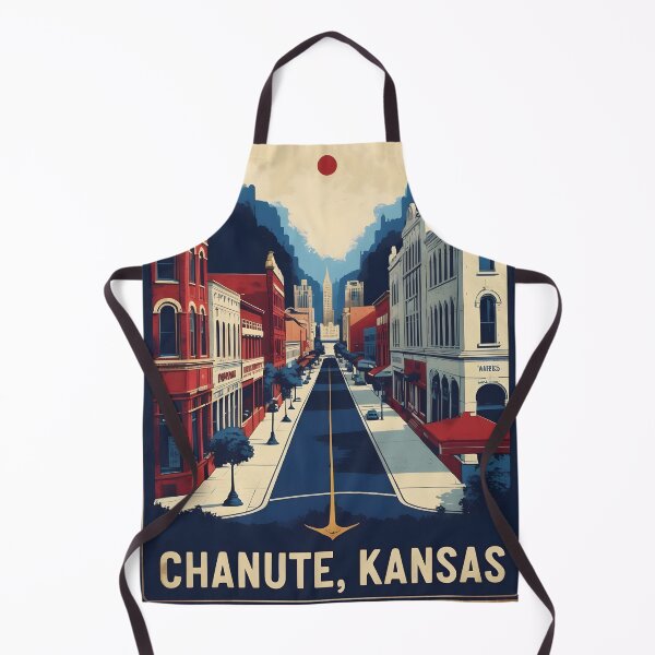 Item preview, Chanute Kansas 1950s USA Vintage Travel Tourism designed and sold by TravelersGems.