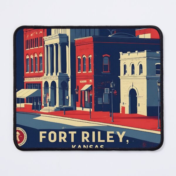 Item preview, Fort Riley Kansas 1950s USA Vintage Travel Tourism designed and sold by TravelersGems.