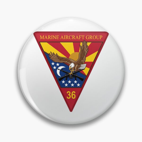 Item preview, Marine Aircraft Group 36 Triangular Aviation Insignia designed and sold by CharlieDesings.