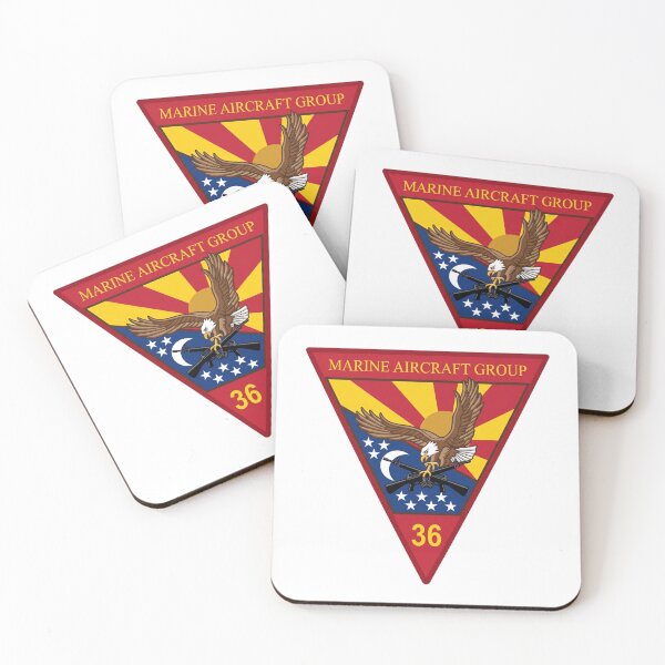 Item preview, Marine Aircraft Group 36 Triangular Aviation Insignia designed and sold by CharlieDesings.