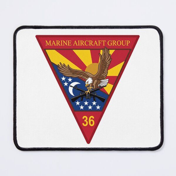 Item preview, Marine Aircraft Group 36 Triangular Aviation Insignia designed and sold by CharlieDesings.