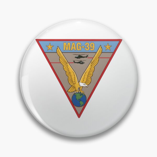 Item preview, Marine Aircraft Group 39 Triangular Aviation Insignia designed and sold by CharlieDesings.