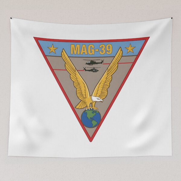 Item preview, Marine Aircraft Group 39 Triangular Aviation Insignia designed and sold by CharlieDesings.
