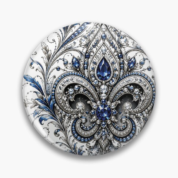 Item preview, Royal Baroque Damask Jewels Ornamental Designs designed and sold by Gold Turtle  Lina.